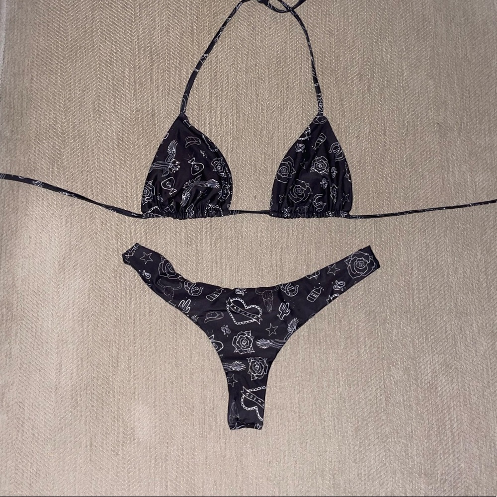 Badwood Bandit Bikini Black